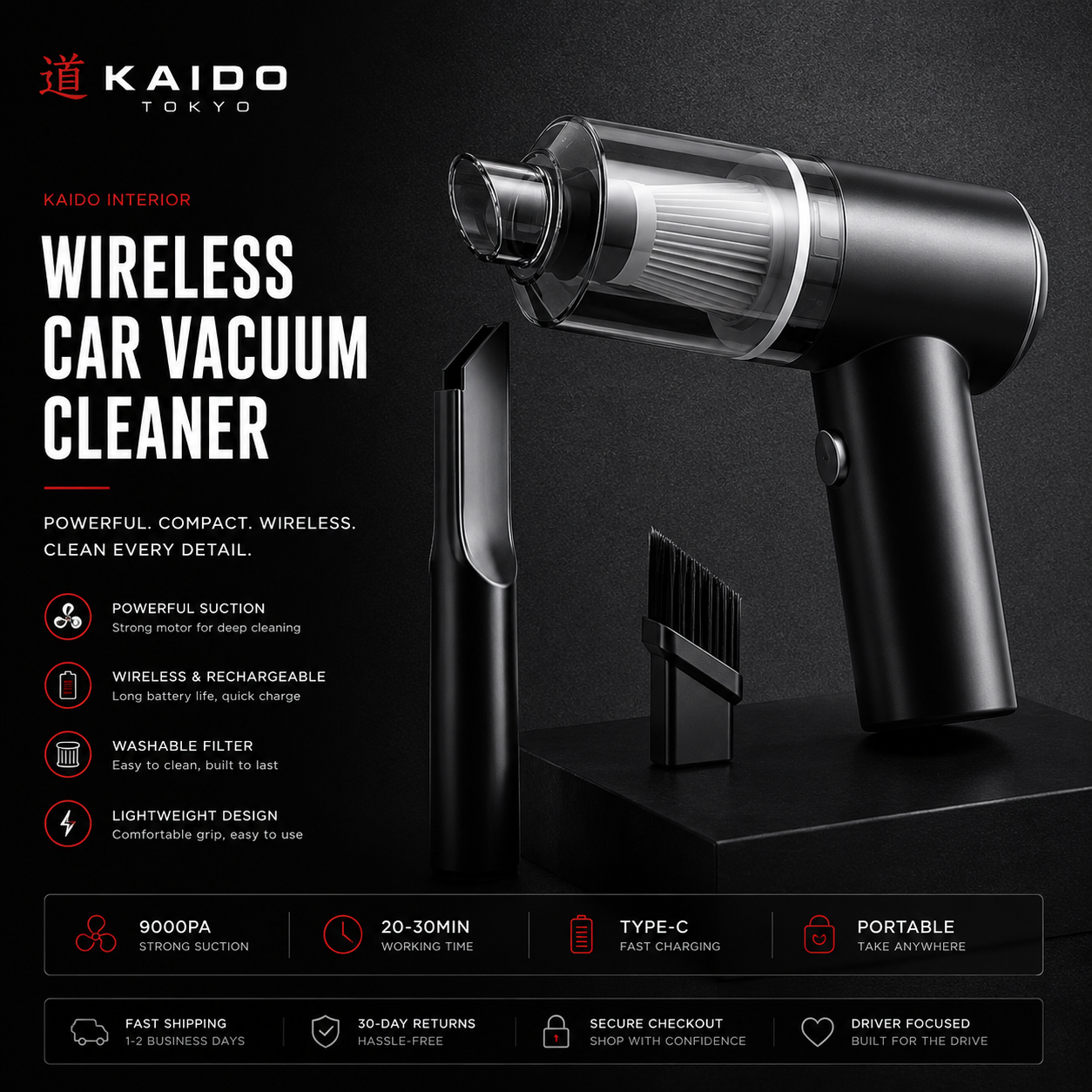 Wireless Car Vacuum